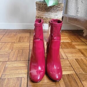 Call it Spring 7.5 Red Boots Perfect for Fall!